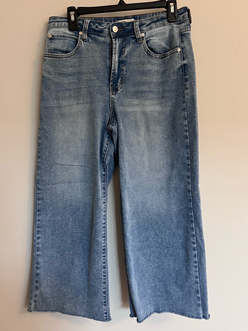Oat New York Light Blue Wide-Leg Jeans